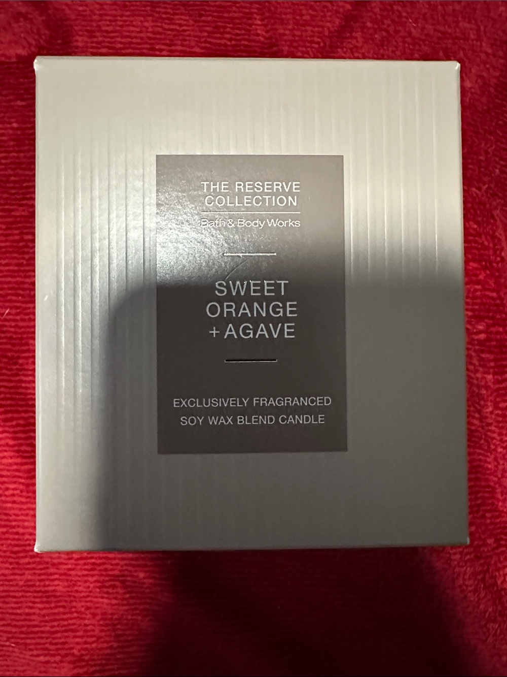 Bath & Body Works the reserve collection Sweet Orange + Agave Candle